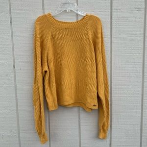 Mustard Hollister Sweater